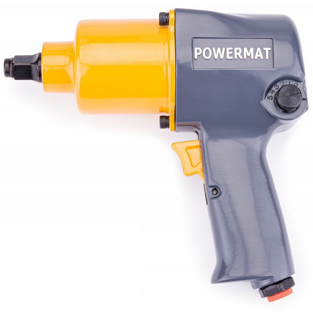 Cheie pneumatica de impact 1/2" 1550Nm 14 piese, Powermat PM-KPU-1550M