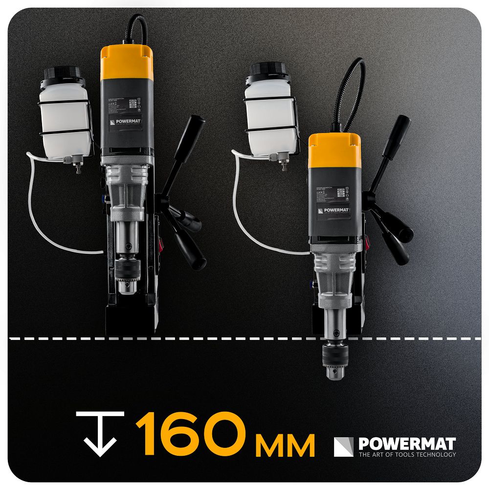 Statie de gaurit verticala cu magnet PM-WM-1500M, 1500 W, Powermat PM1456