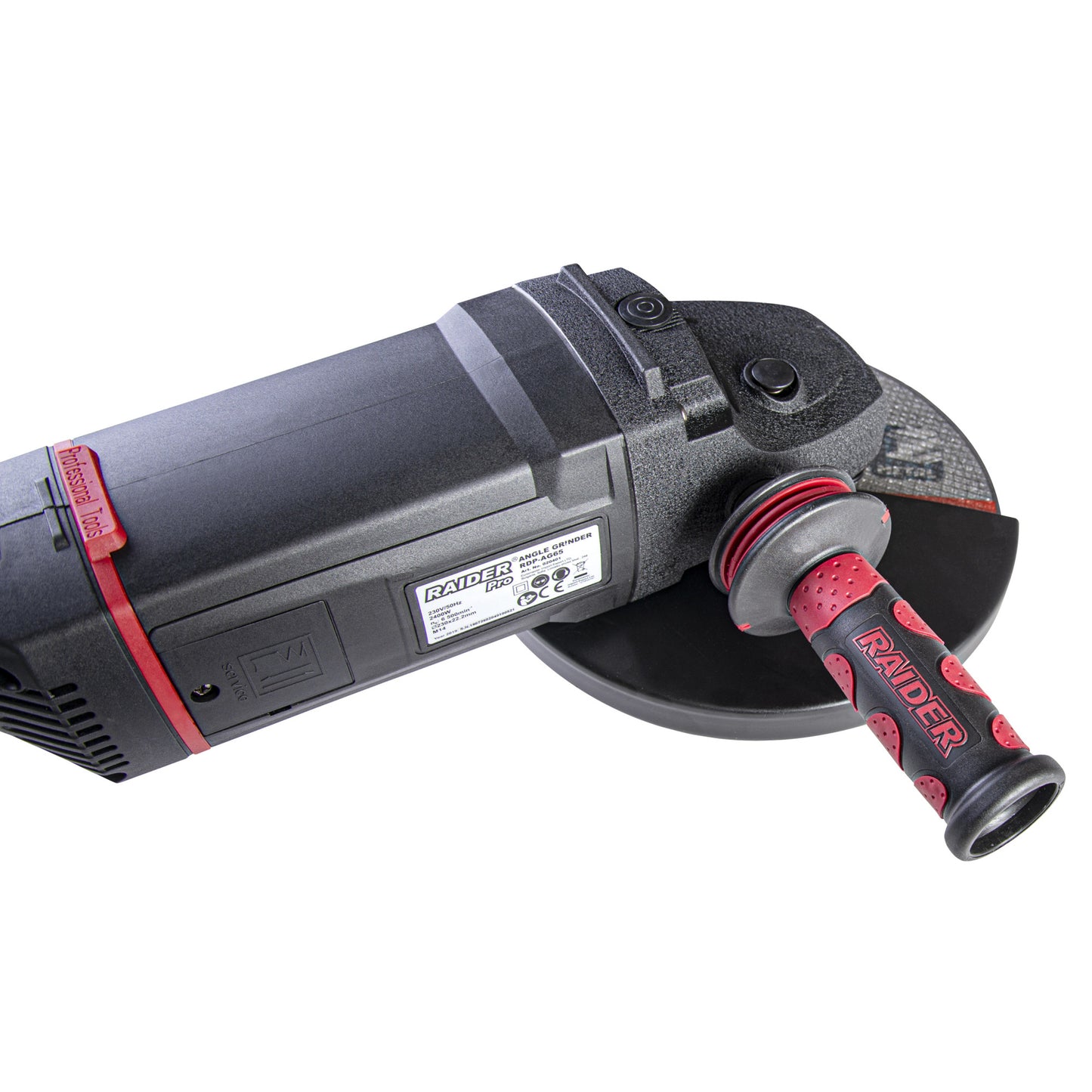 Polizor unghiular 230mm 2400W RDP-AG65 Black edition, Raider 020401