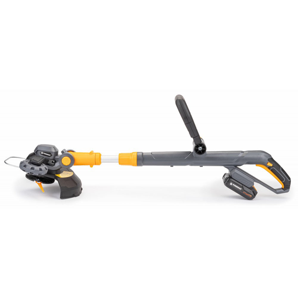 Trimmer de tuns iarba cu acumulator + accesorii, Powermat PM-PKA-20C, PM0760