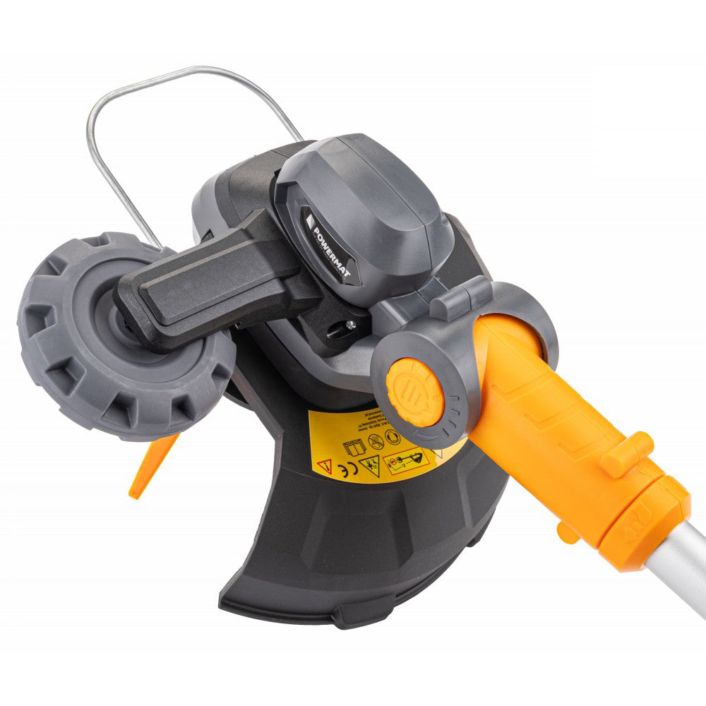 Trimmer de tuns iarba cu acumulator + accesorii, Powermat PM-PKA-20C, PM0760