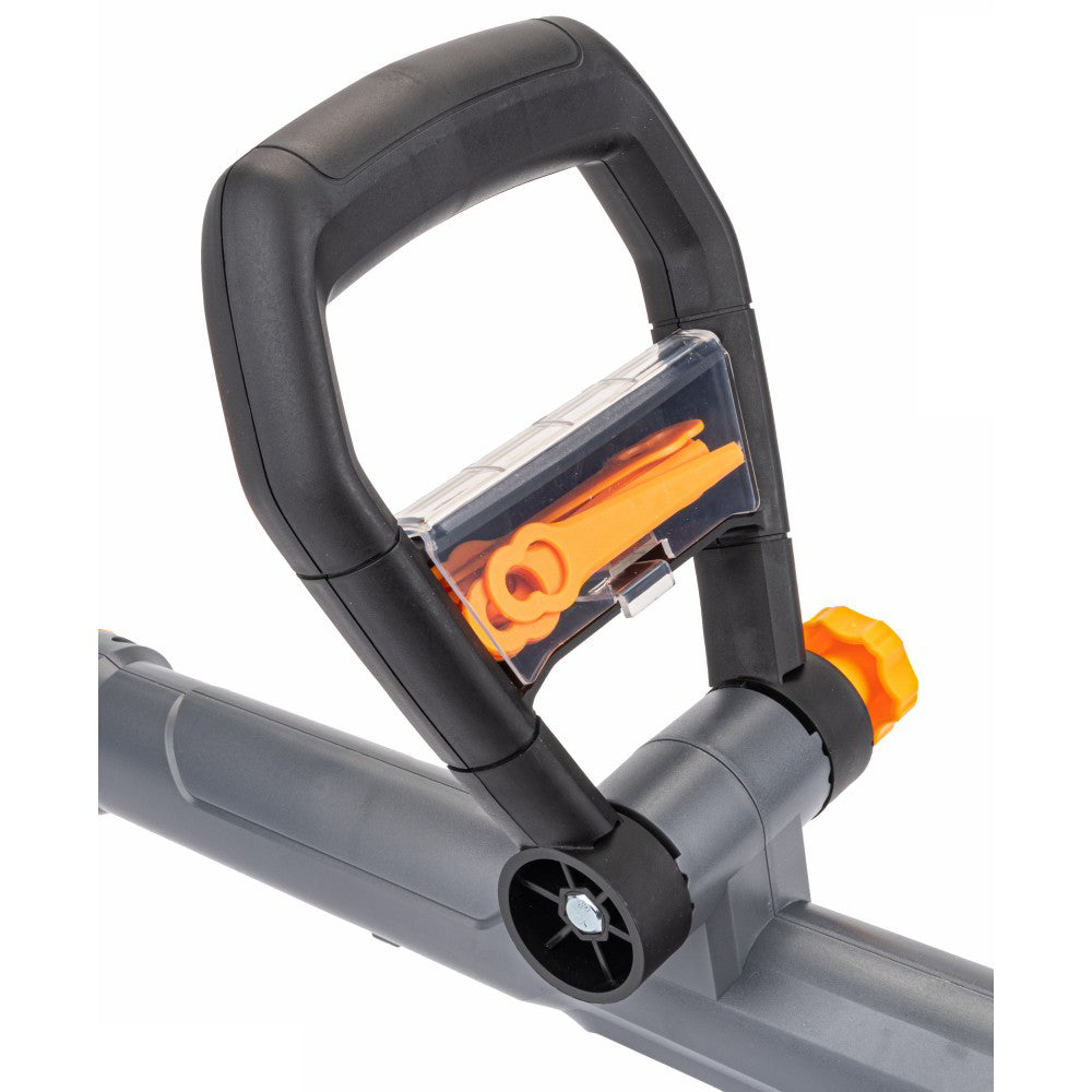 Trimmer de tuns iarba cu acumulator + accesorii, Powermat PM-PKA-20C, PM0760