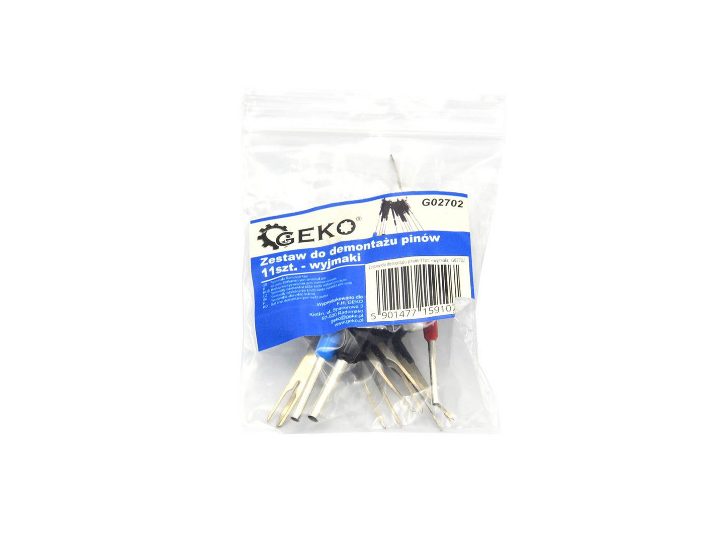 Set pentru indepartarea pinilor 11 bucati, GEKO G02702