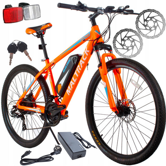 Bicicletă electrică E-Bike CX760 Electric Neon 27.5",  MalTrack 107784