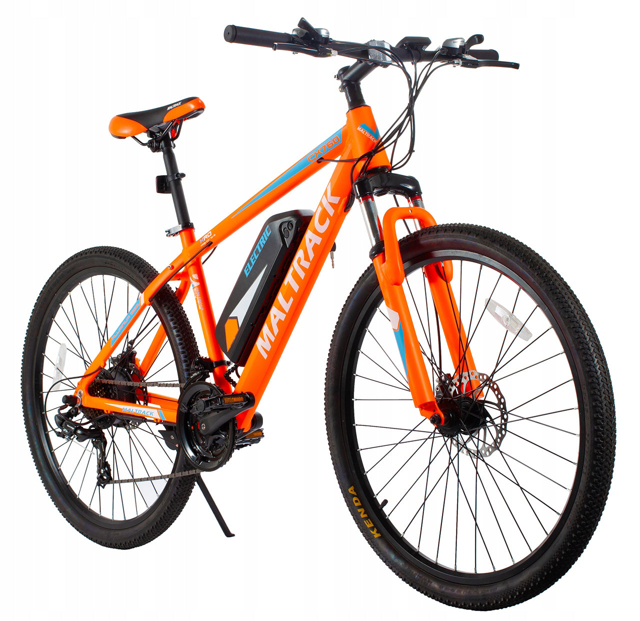 Bicicletă electrică E-Bike CX760 Electric Neon 27.5",  MalTrack 107784