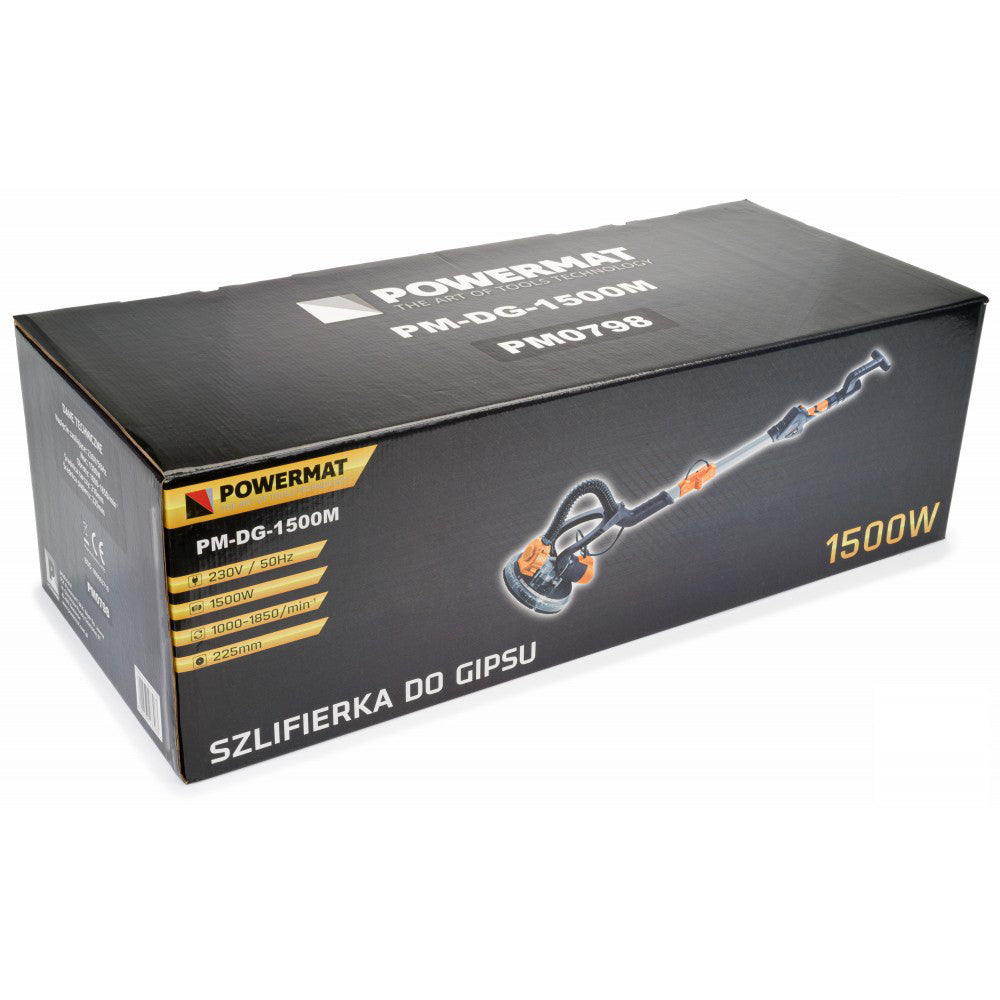 Slefuitor de gips tip Girafa 1500W LED, Powermat PM-DG-1500M, PM0798