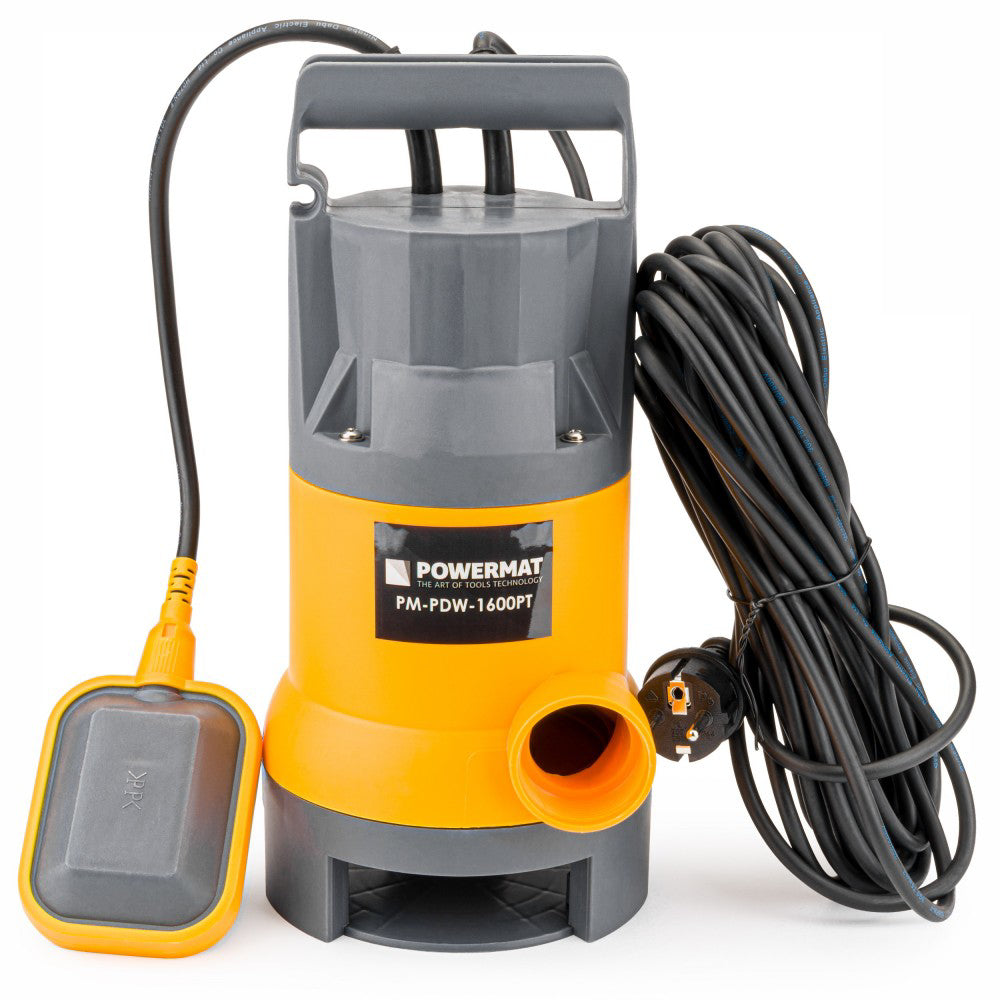 Pompa submersibila , apa murdara cu plutitor 1600W, Powermat PM-PDW-1600PT, PM0930