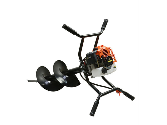 Motoforeza de pământ cu 3 burghie  + adaptor 50cm, Geko G84021