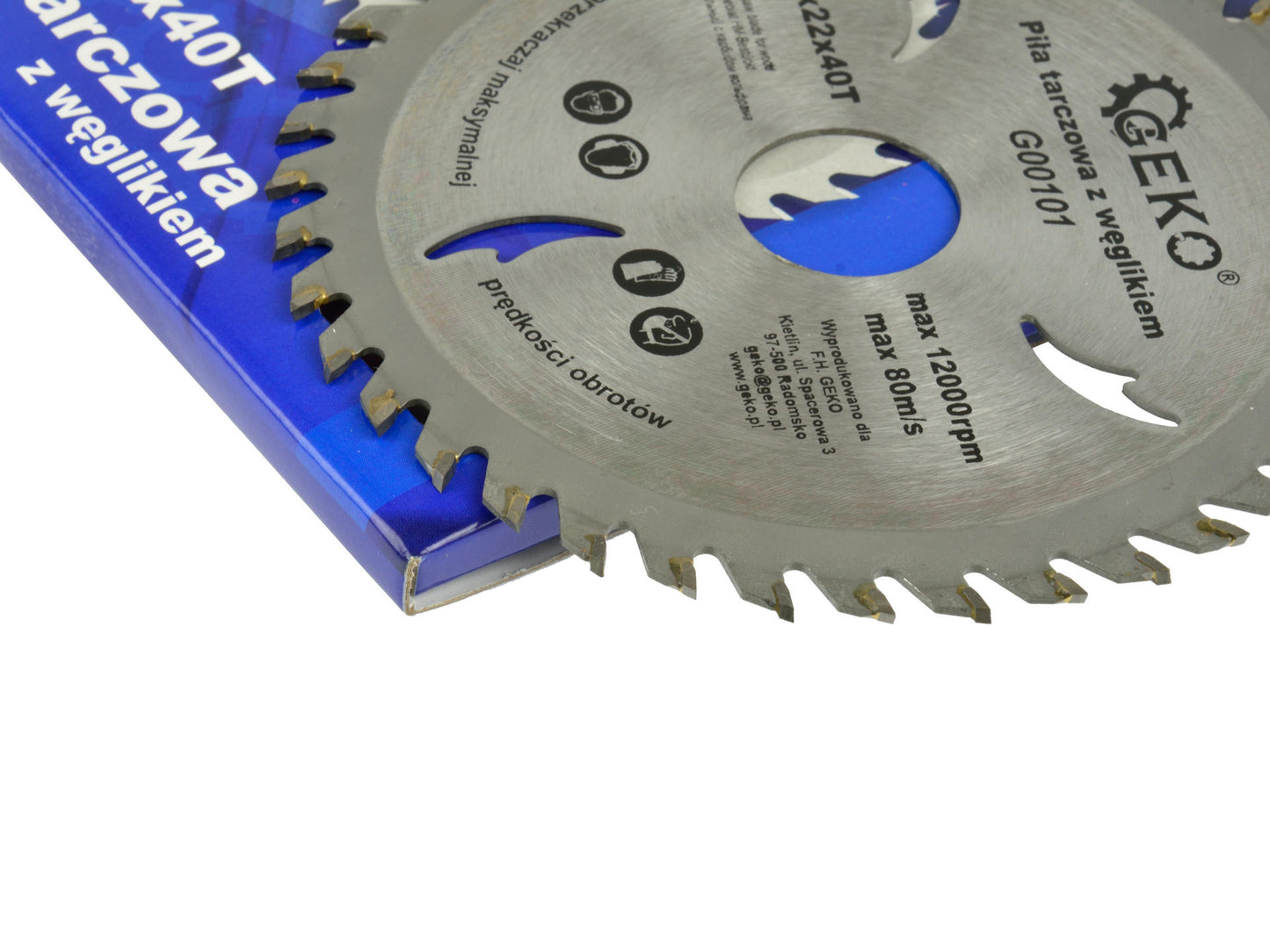 Disc circular pentru lemn 115x22x40T, Geko G00101