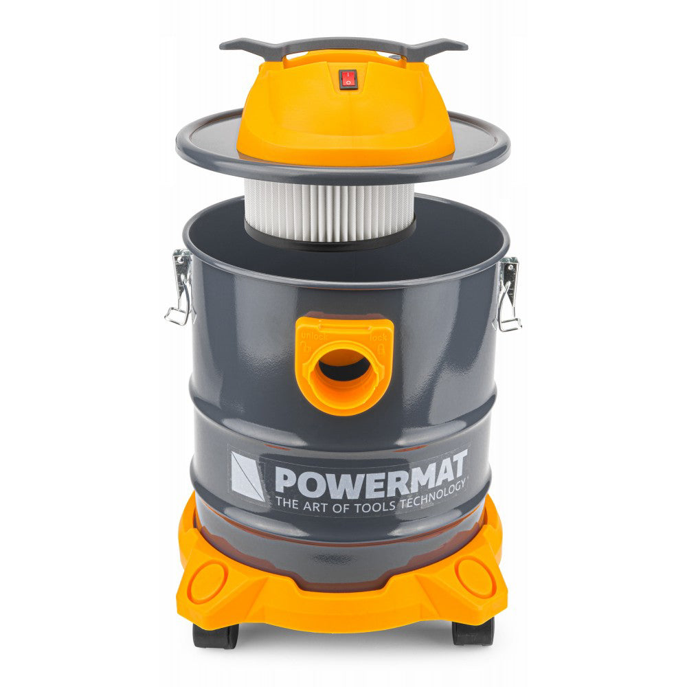Aspirator de cenusa electric 1650W, capacitate 20L, Powermat PM-ESP-2000M FC