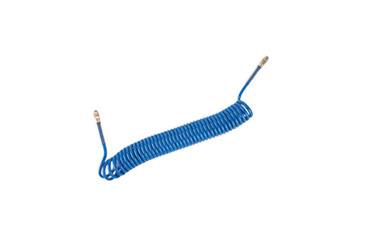 Furtun pneumatic spiralat + conector 8m, Villager