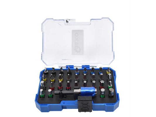 Set de biti cu suport magentic 32 buc, Geko, G30064