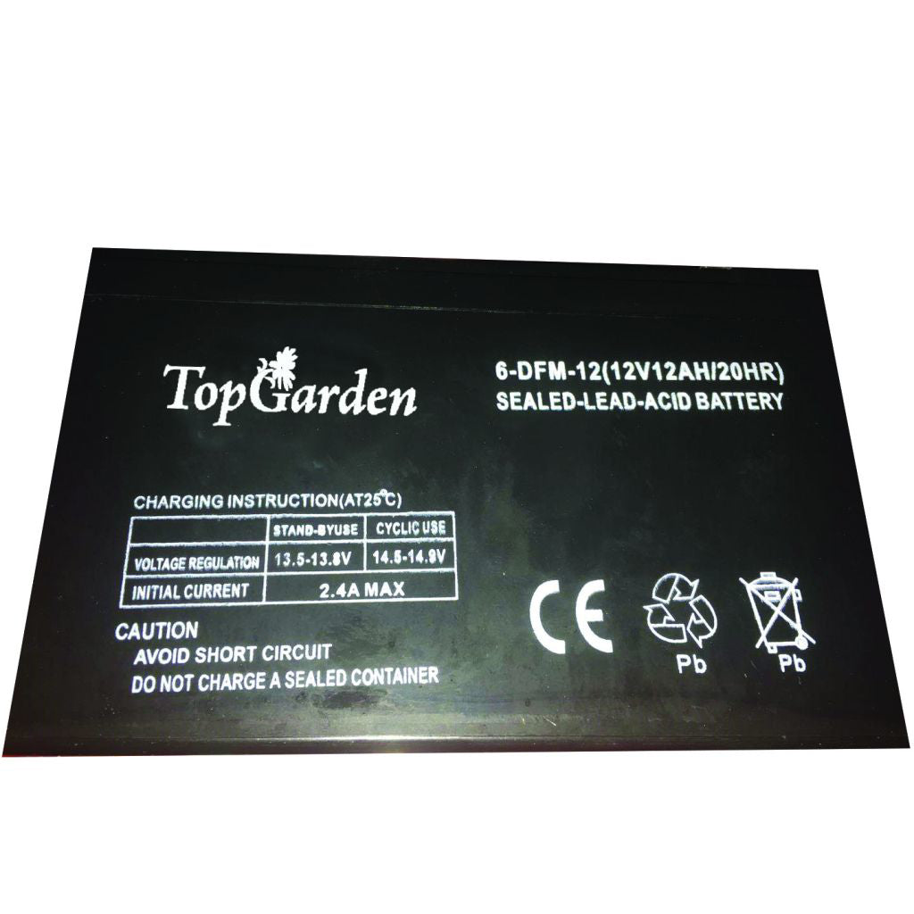 Acumulator 12V/8Ah pentru pulverizator electric, TopGarden, 380320