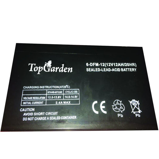 Acumulator 12V/8Ah pentru pulverizator electric, TopGarden, 380320