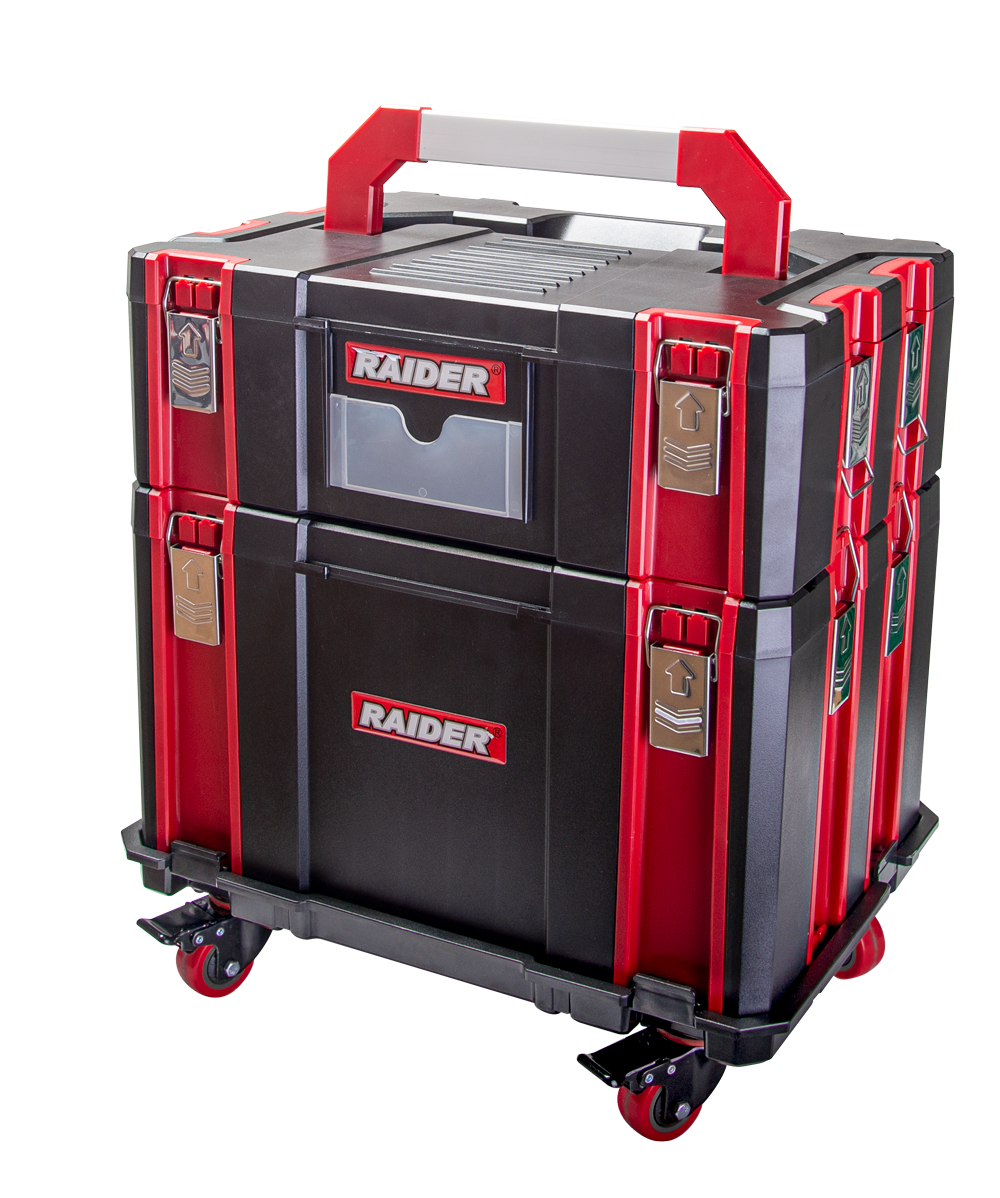 Cutie scule pentru sistem modular mobil 44х32х15cm, Raider, 139610
