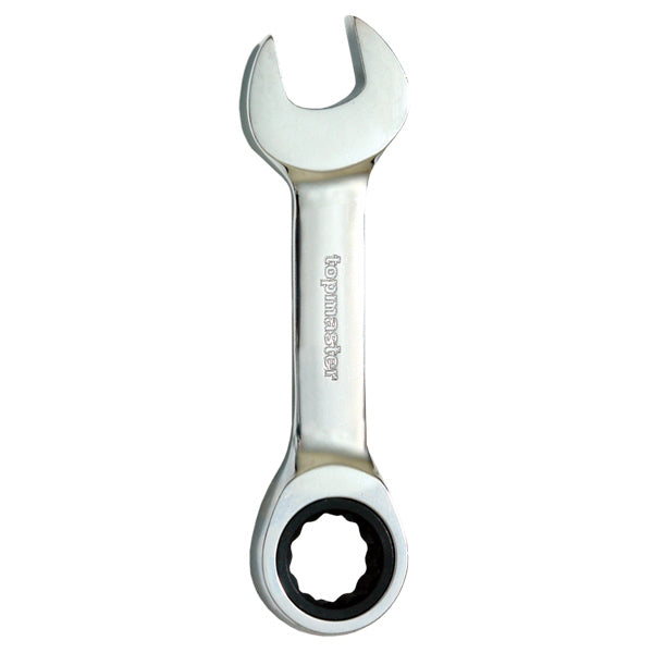Cheie combinata cu clichet 10mm STUBBY CR-V, Topmaster, 231917
