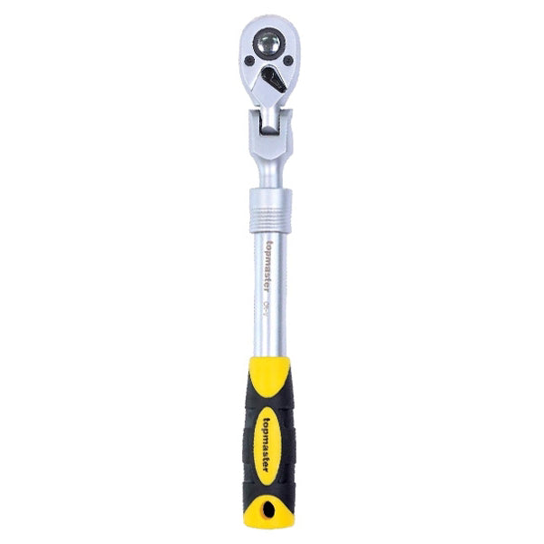 Maner clichet 1/2" 72 dinti extensibil 150-200mm articulat, Topmaster, 336907