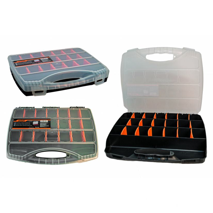 Organizator suruburi ABS cu separatoare reglabile 380 X 300 X 60 mm, Gadget, 461202