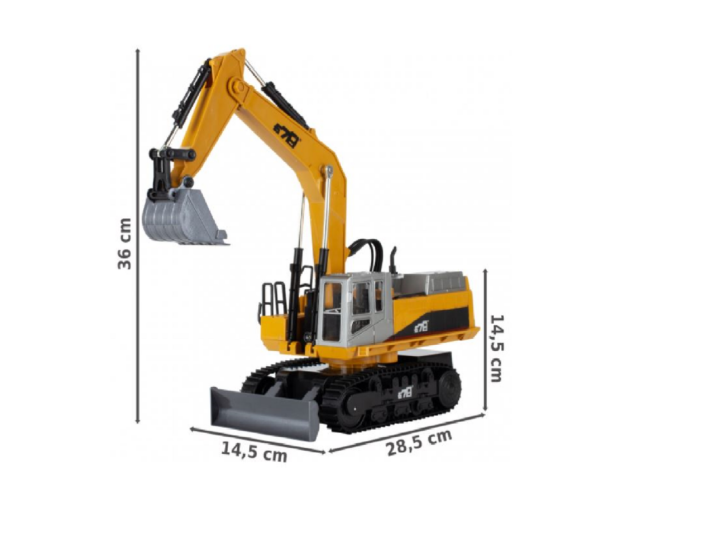 Excavator RC Giant 12 canale, MalPlay 108508