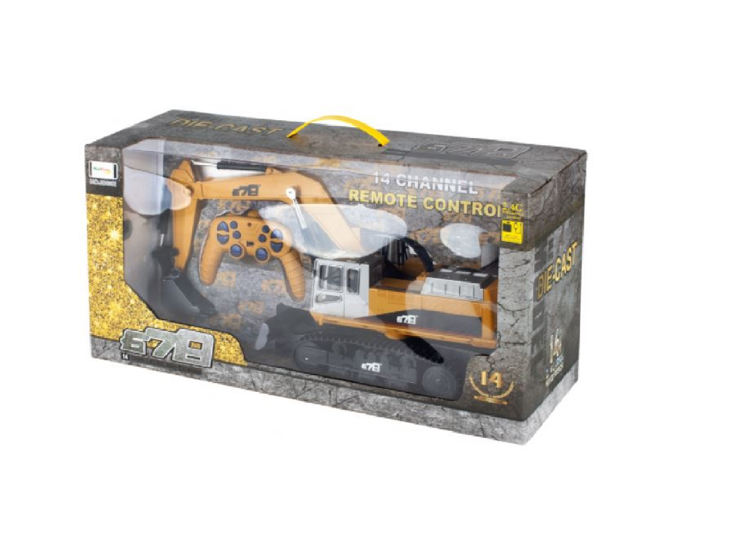 Excavator RC Giant 12 canale, MalPlay 108508