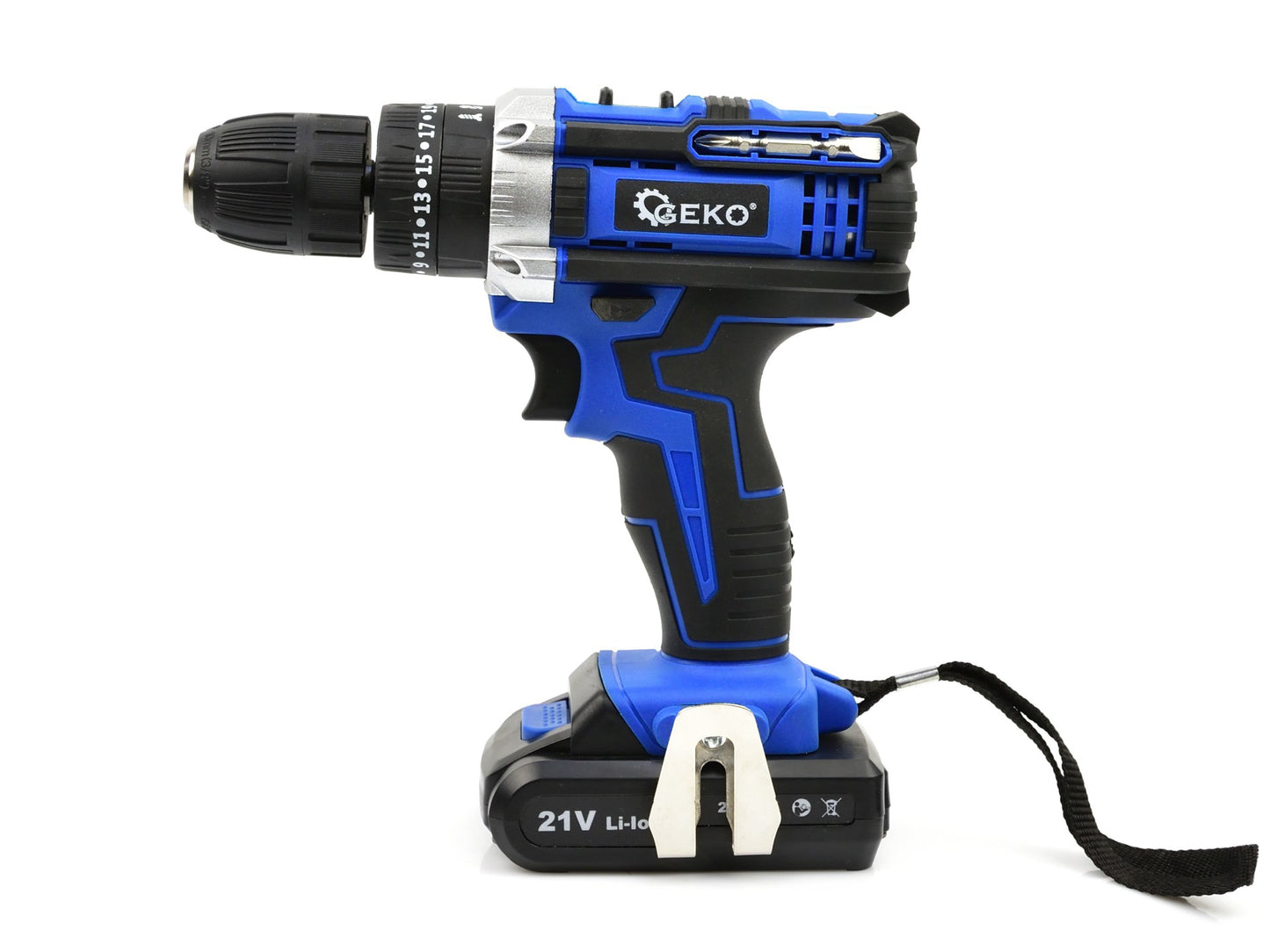 Autofiletanta cu impact, 21V si doi acumulatori 2x 2ah, Geko G80656