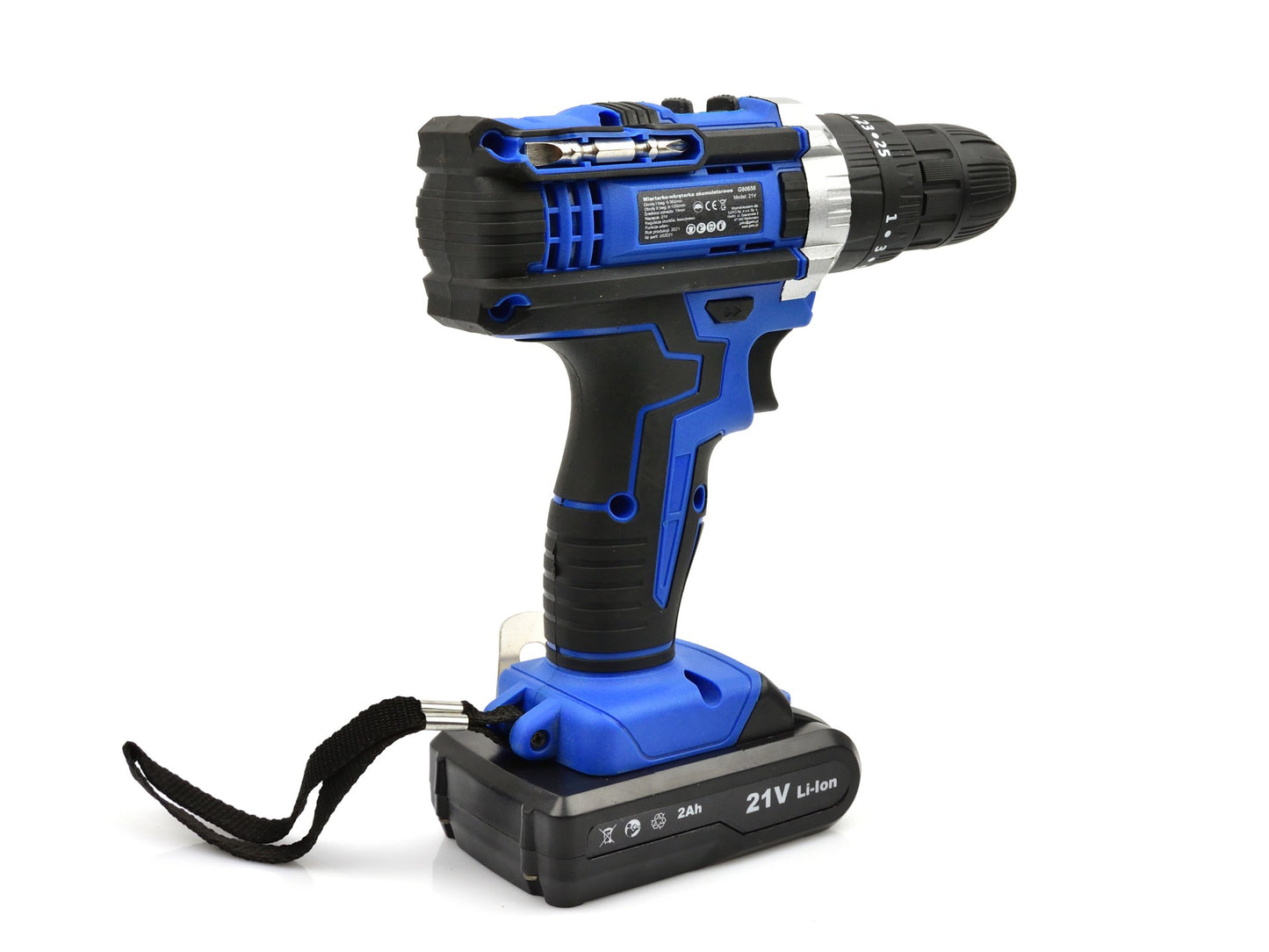 Autofiletanta cu impact, 21V si doi acumulatori 2x 2ah, Geko G80656
