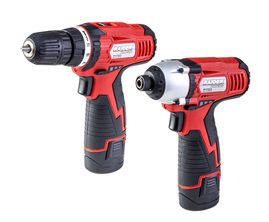 Masina de gaurit/insurubat si Surubelnita cu impact 12 V LI-ION 2x1.5Ah BMC RD-CDIDL01, Raider 030158