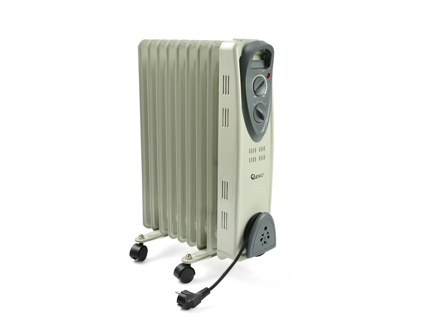 Calorifer electric cu ulei si termostat, 7 elementi 1500 W B57, Geko G80552