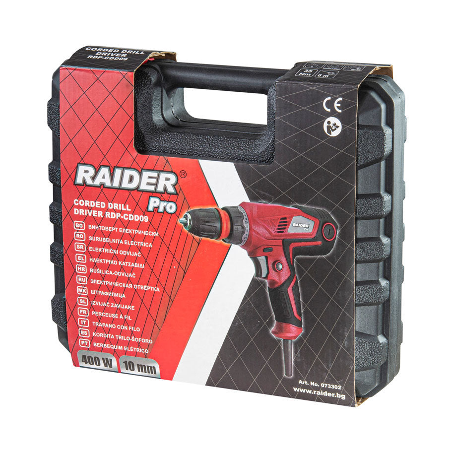 Masina de insurubat 400W cu 2 viteze si cablu alimentare 6m RDP-CDD09, Raider 073302