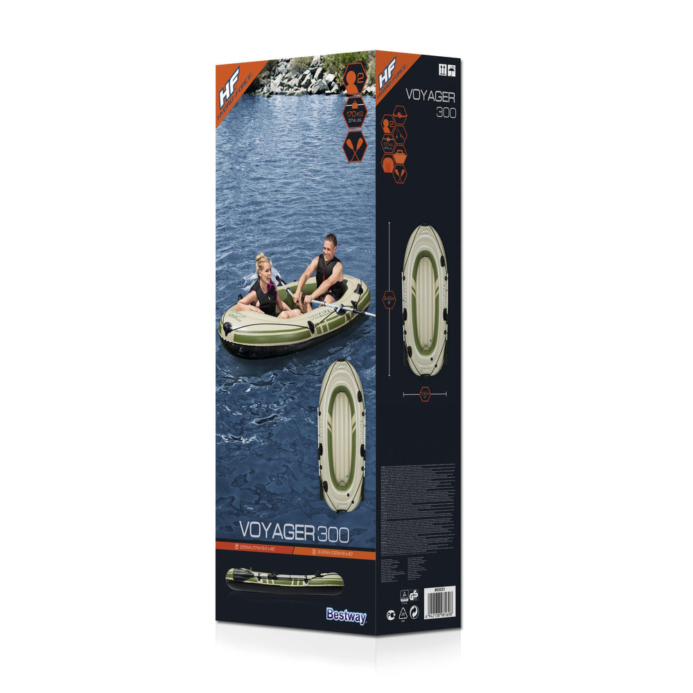 Barca gonflabila cu vasle, 243x102 cm, Bestway 10700
