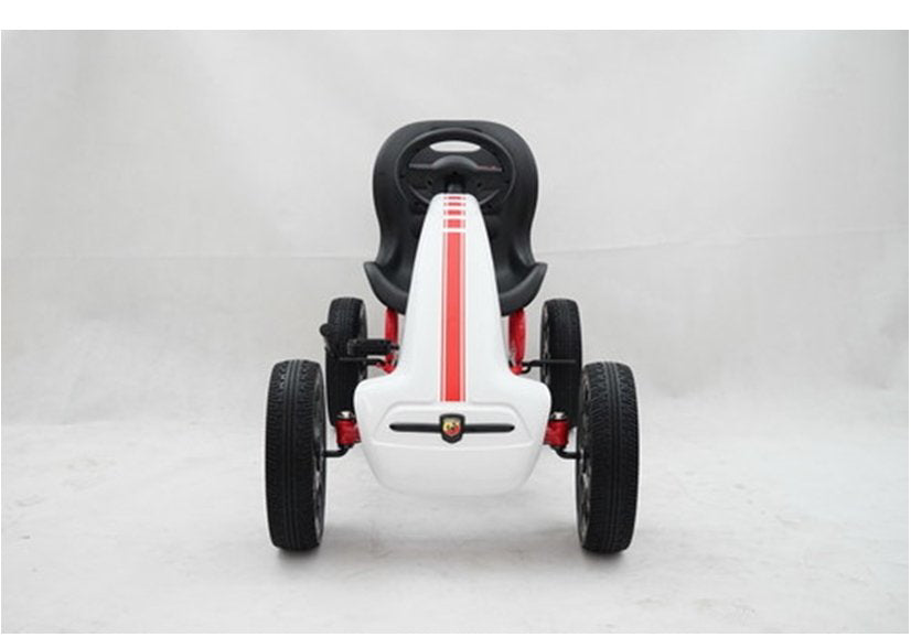Masina cu pedale Abarth, alb, Lean 2176