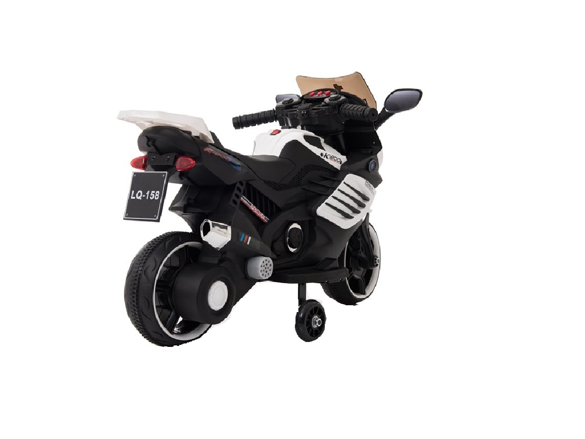 Motocicleta electrica  LQ158, alb / negru, Lean 3973