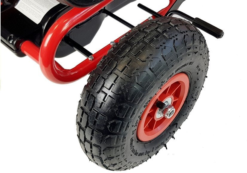 Masinuta cu pedale Gokart A-18, Rosu, Lean 5341