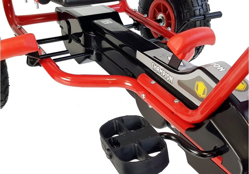 Masinuta cu pedale Gokart A-18, Rosu, Lean 5341