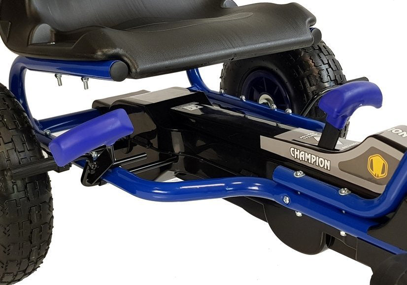 Masinuta cu pedale Gokart A-18, Albastru, Lean 5344