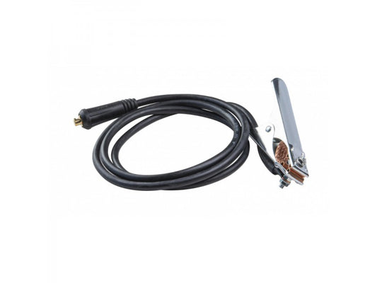 Set cablu sudura 16mm2 2m, cleste pentru impamantare si cupla, Raider 138344