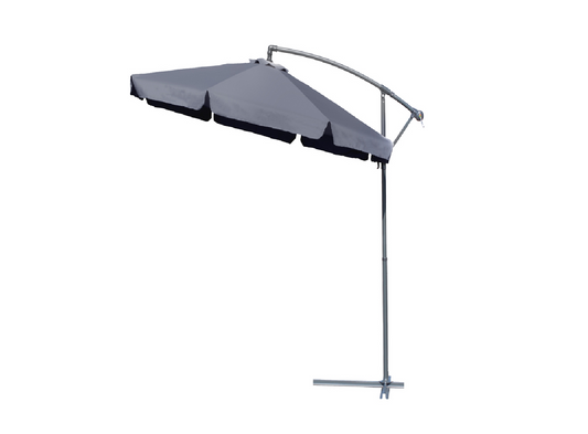 Umbrela pliabila de gradina, gri, 3.5 m, MalTec 109080