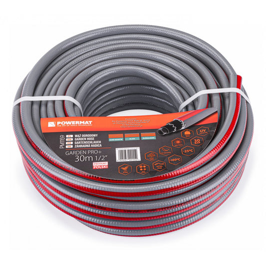 Furtun de gradina Garden Pro, 1/2", 30 m, Powermat PM1159