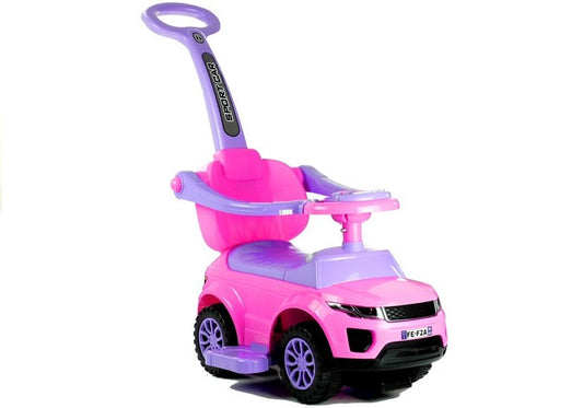 Masinuta pentru copii cu maner, roz, Lean 2853