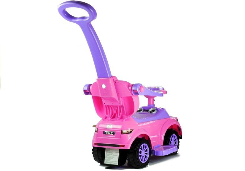 Masinuta pentru copii cu maner, roz, Lean 2853