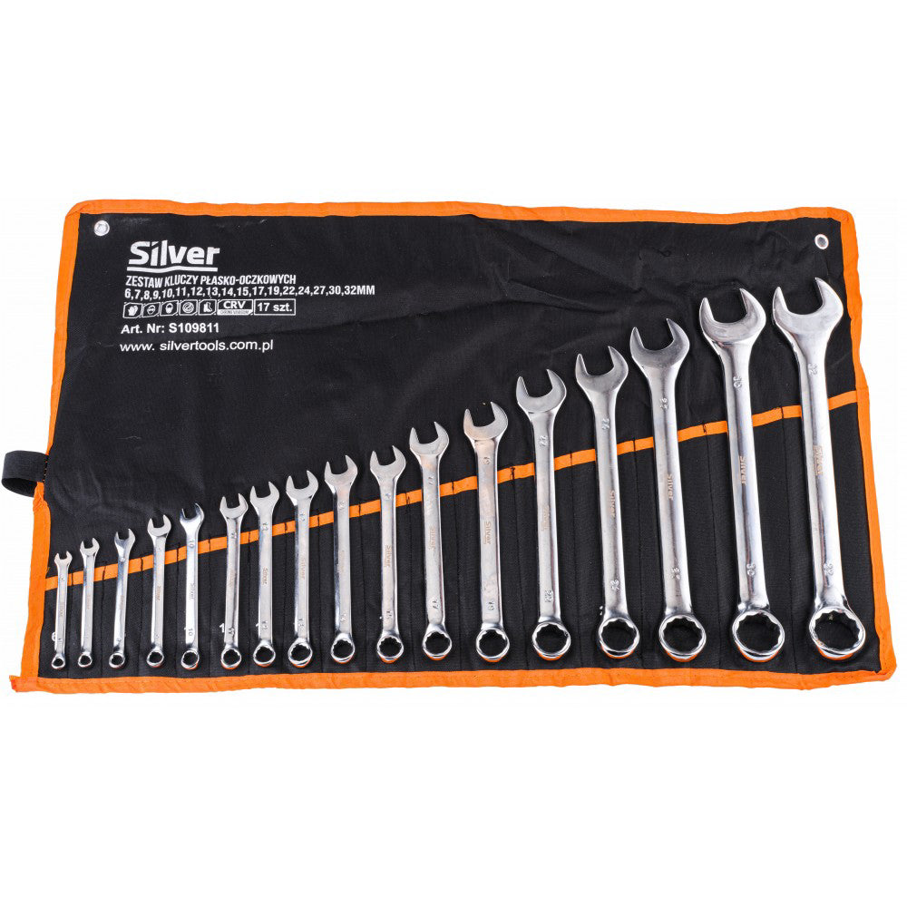 Set chei combinate, 6-32 mm, 17 elemente, Powermat PM109811