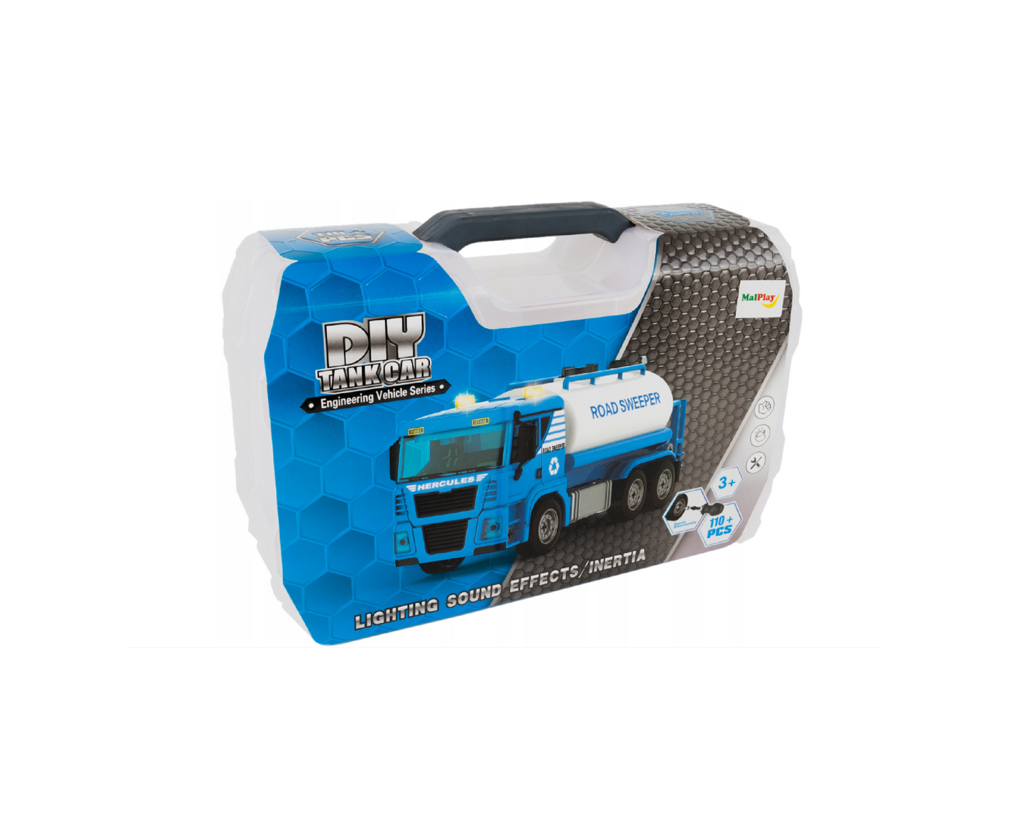 Set asamblare autocamion, 110 elemente, MalPlay 109724