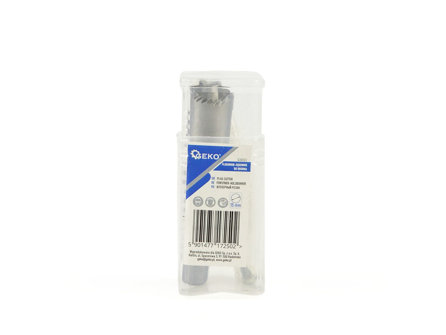 Set burghiu pentru lemn cu innodator, 15 mm, 2 elemente, Geko G38122