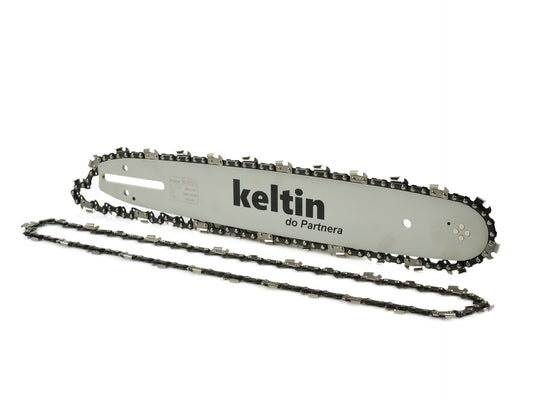 Set lama de ghidaj si 2 lanturi pentru drujba Partner, 14", 3 / 8", 52 T, Keltin K02412