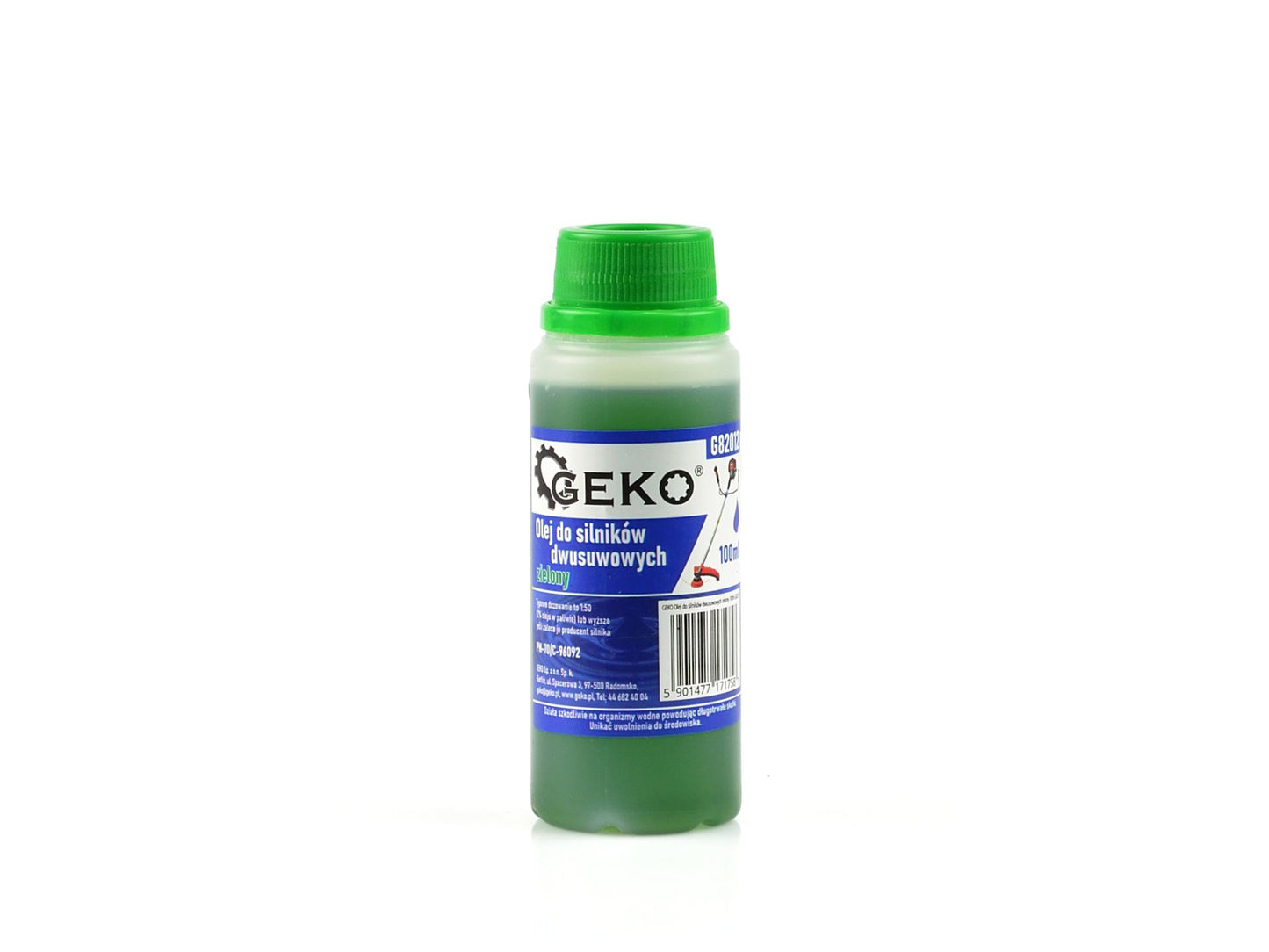 Ulei pentru motor in  2 timpi, verde, 100 ml, Geko G82012