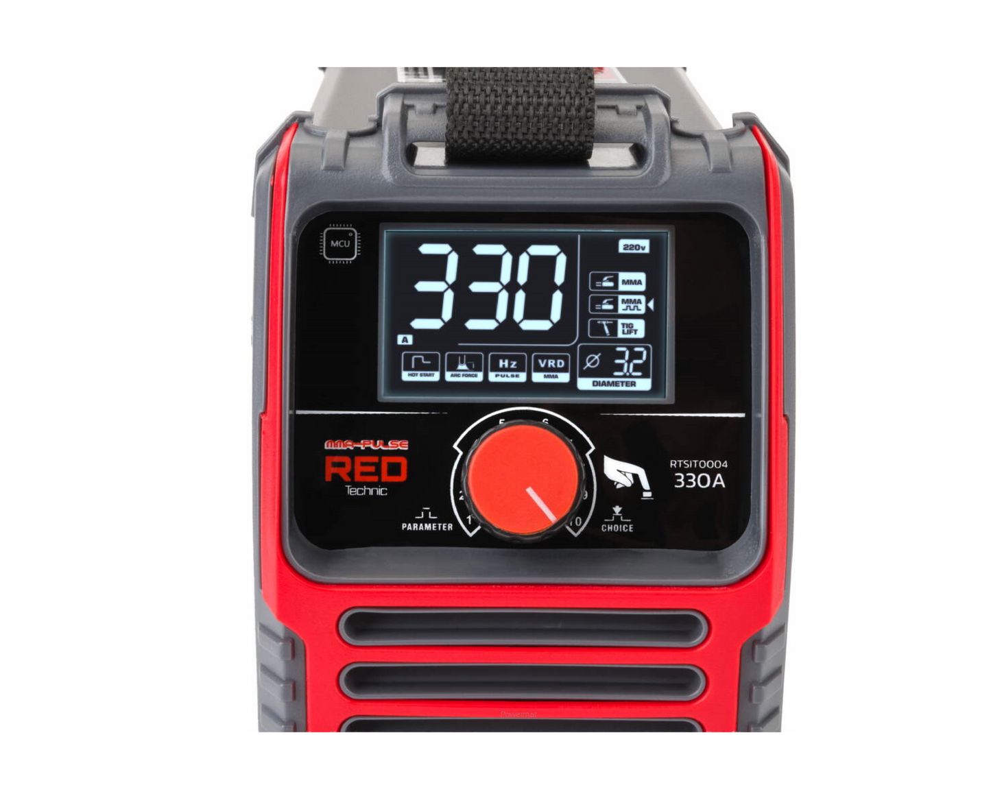 Aparat de sudura tip invertor, 20-330A, Red Technic RTSIT0004