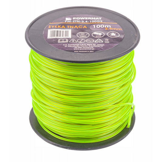 Fir pentru trimmer PM-ZTN-2.4-100G2, 100 m, Powermat PM0981
