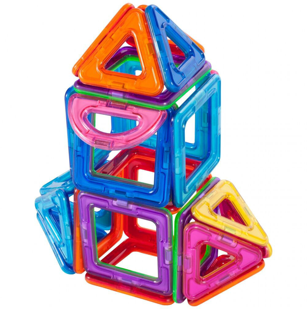 Set blocuri magnetice 3D, 41 elemente, MalPlay 108173