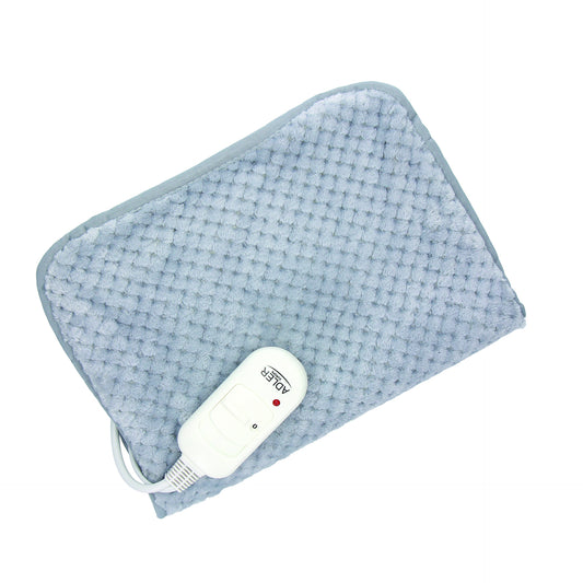 Perna electrica cu incalzire, 30 x 40 cm, 80 W, telecomanda, culaore gri, Adler AD7415