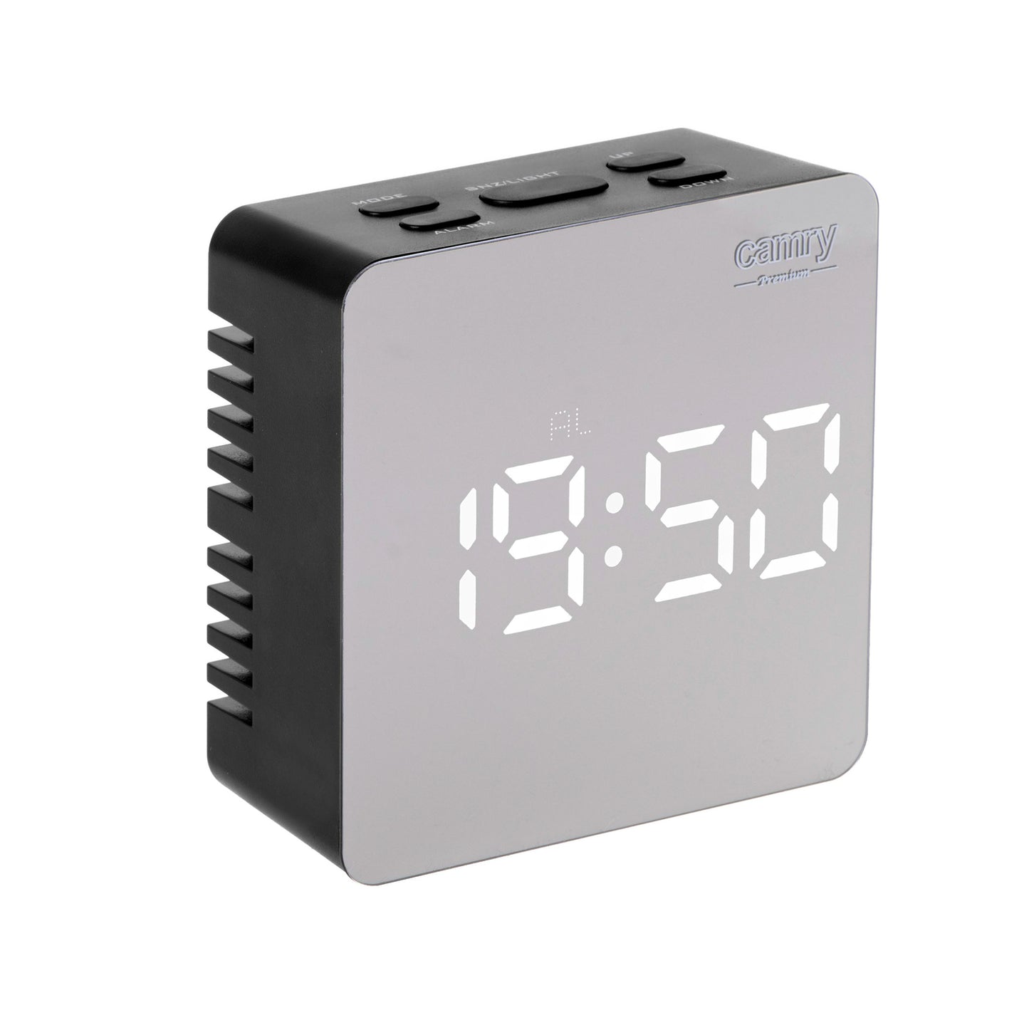 Ceas digital cu alarma, elect oglinda, efect oglinda, temperatura camerei, LED, negru, Camry CR1150B